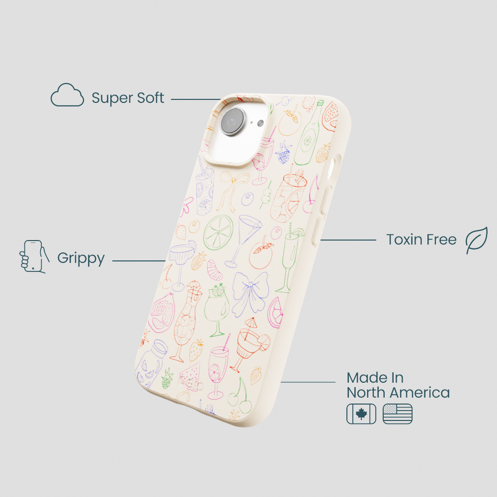 Seashell Happy Hour iPhone 16e/17e Case