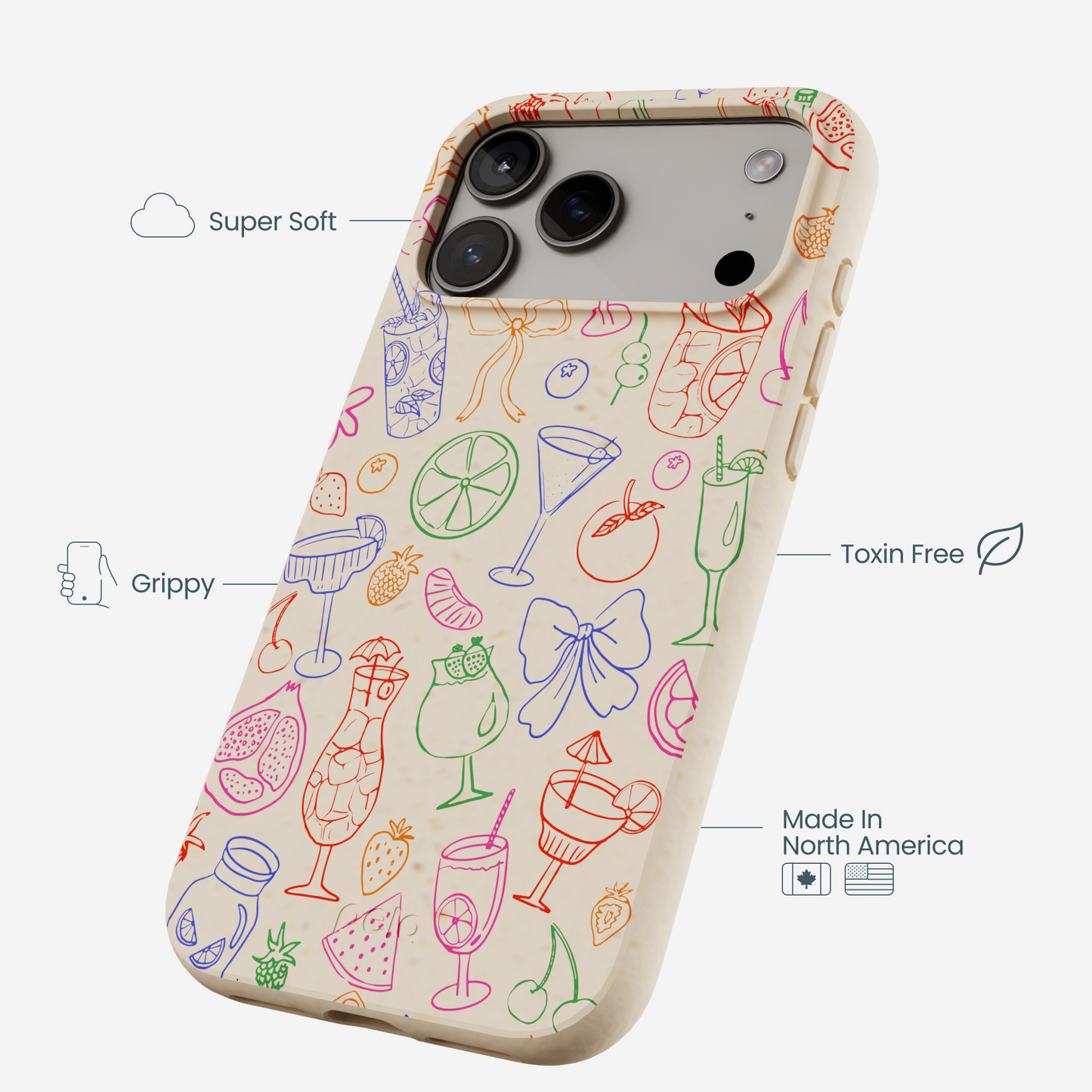 Seashell Happy Hour iPhone 17 Pro Max Case