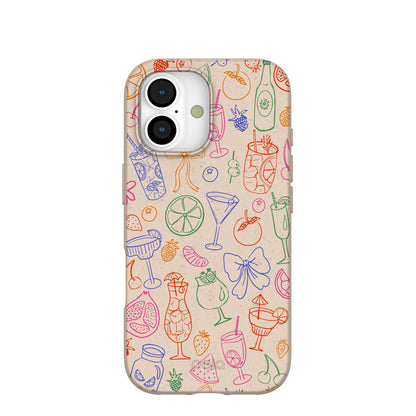Seashell Happy Hour iPhone 17 Case