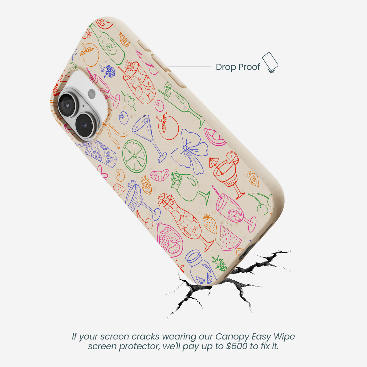 Seashell Happy Hour iPhone 17 Case