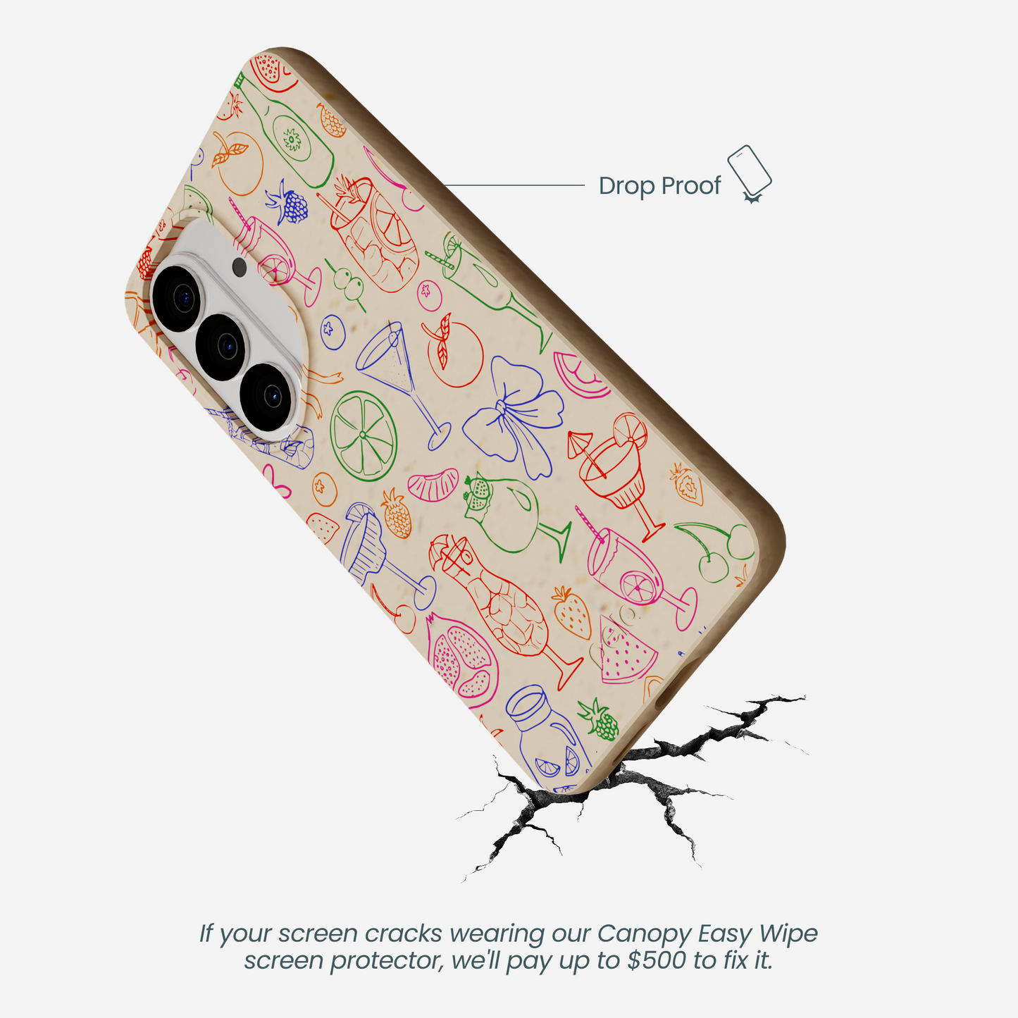 Seashell Happy Hour Samsung Galaxy S26 Case