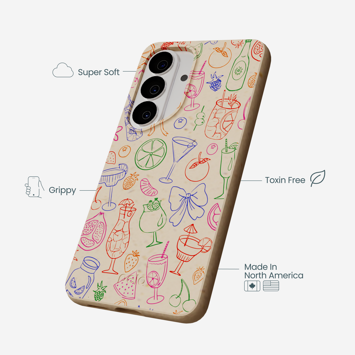 Seashell Happy Hour Samsung Galaxy S26 Case