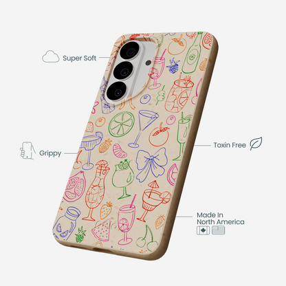Seashell Happy Hour Samsung Galaxy S26 Case