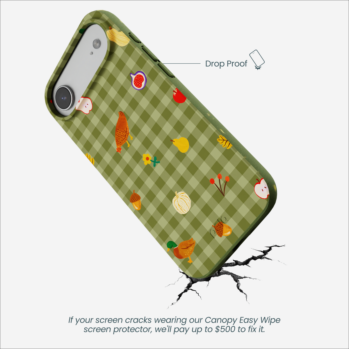 Forest Floor Harvest Folk iPhone Air Case