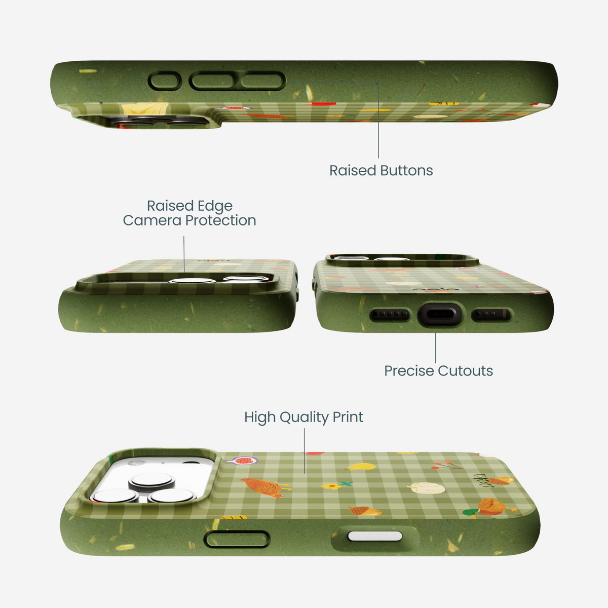 Forest Floor Harvest Folk iPhone 17 Pro Case