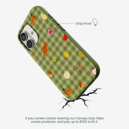 Forest Floor Harvest Folk iPhone 17 Case