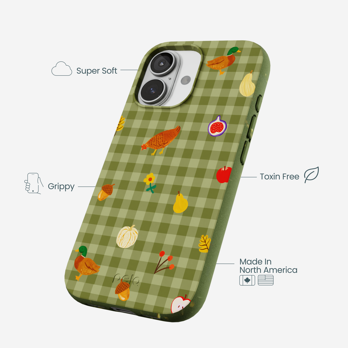 Forest Floor Harvest Folk iPhone 17 Case