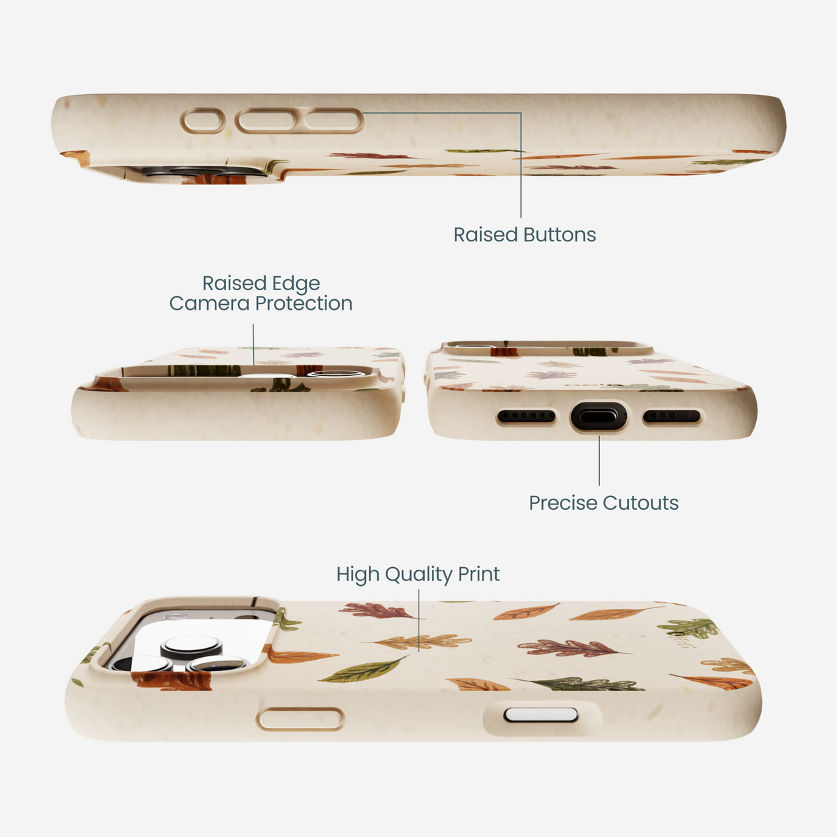 Seashell Harvest Hues iPhone 17 Pro Max Case