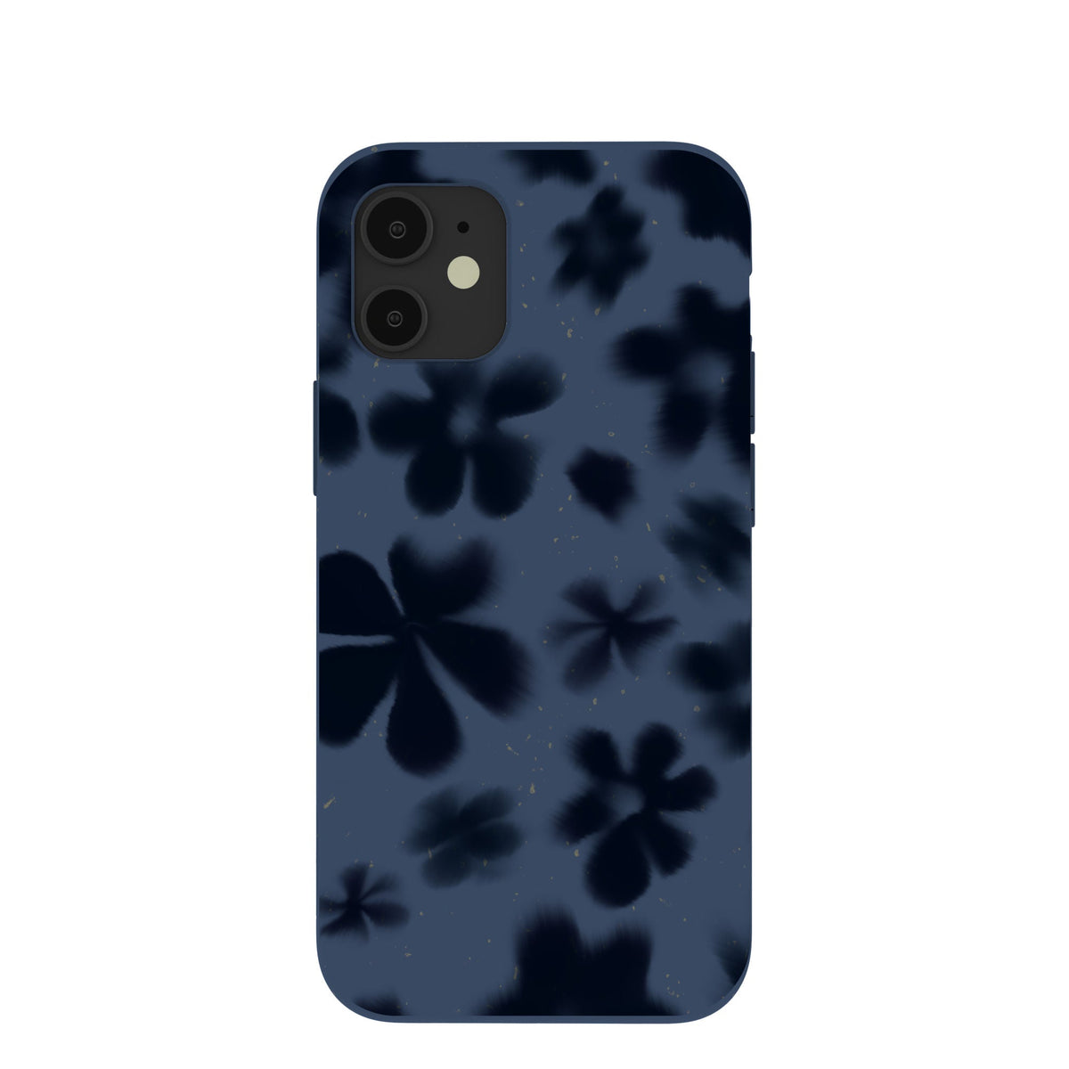 Navy Blue Hazy Daisies iPhone 12 Mini Case