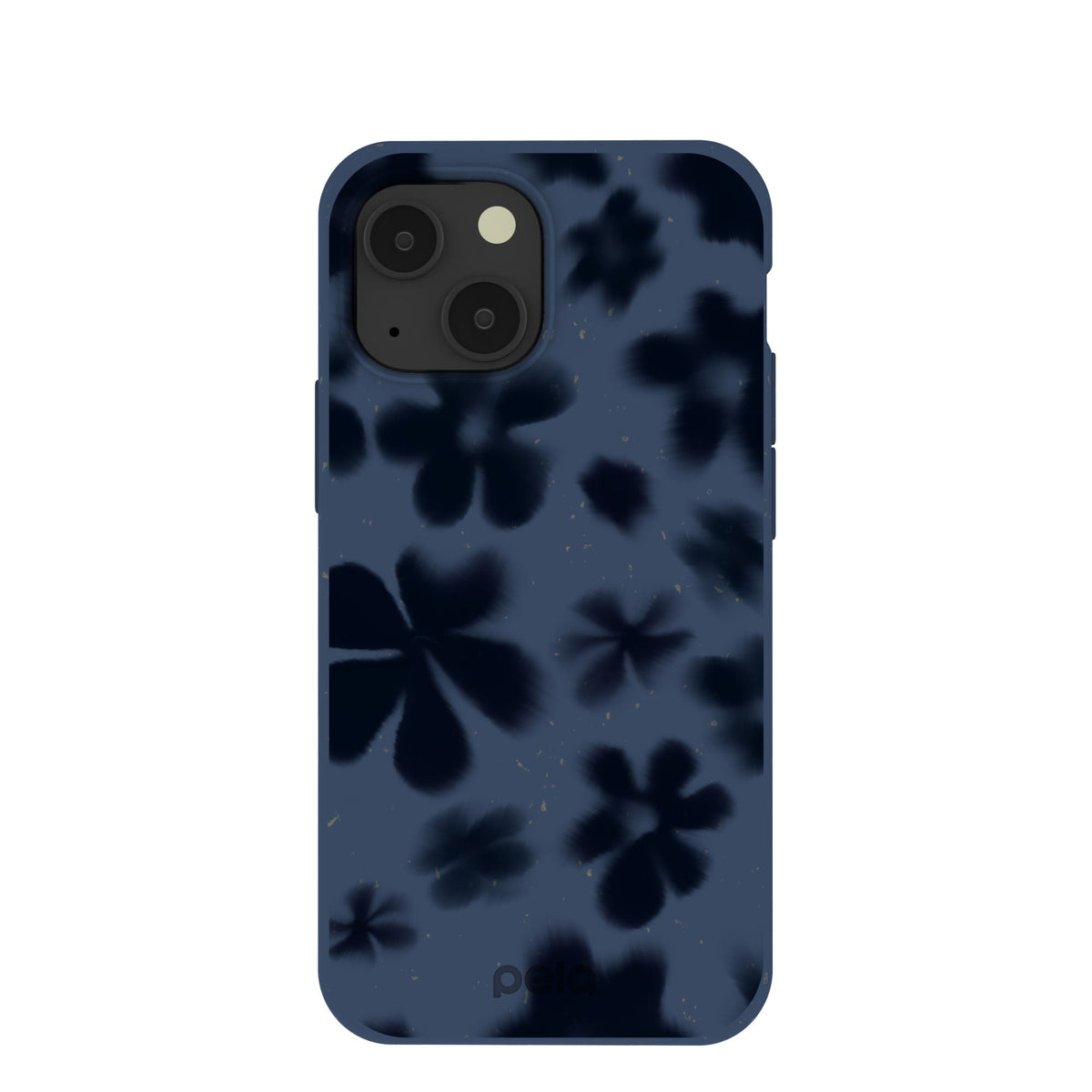 Navy Blue Hazy Daisies iPhone 13 Mini Case