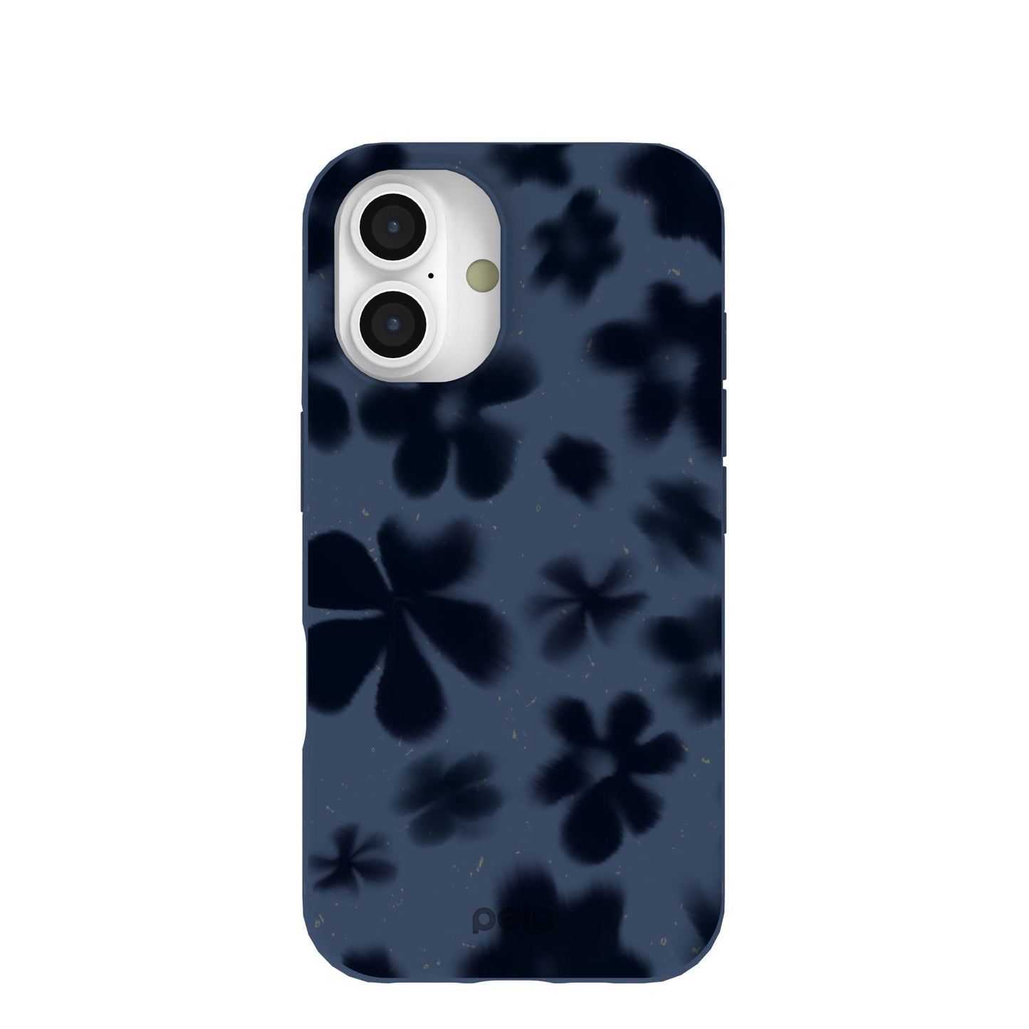 Navy Blue Hazy Daisies iPhone 16 Case