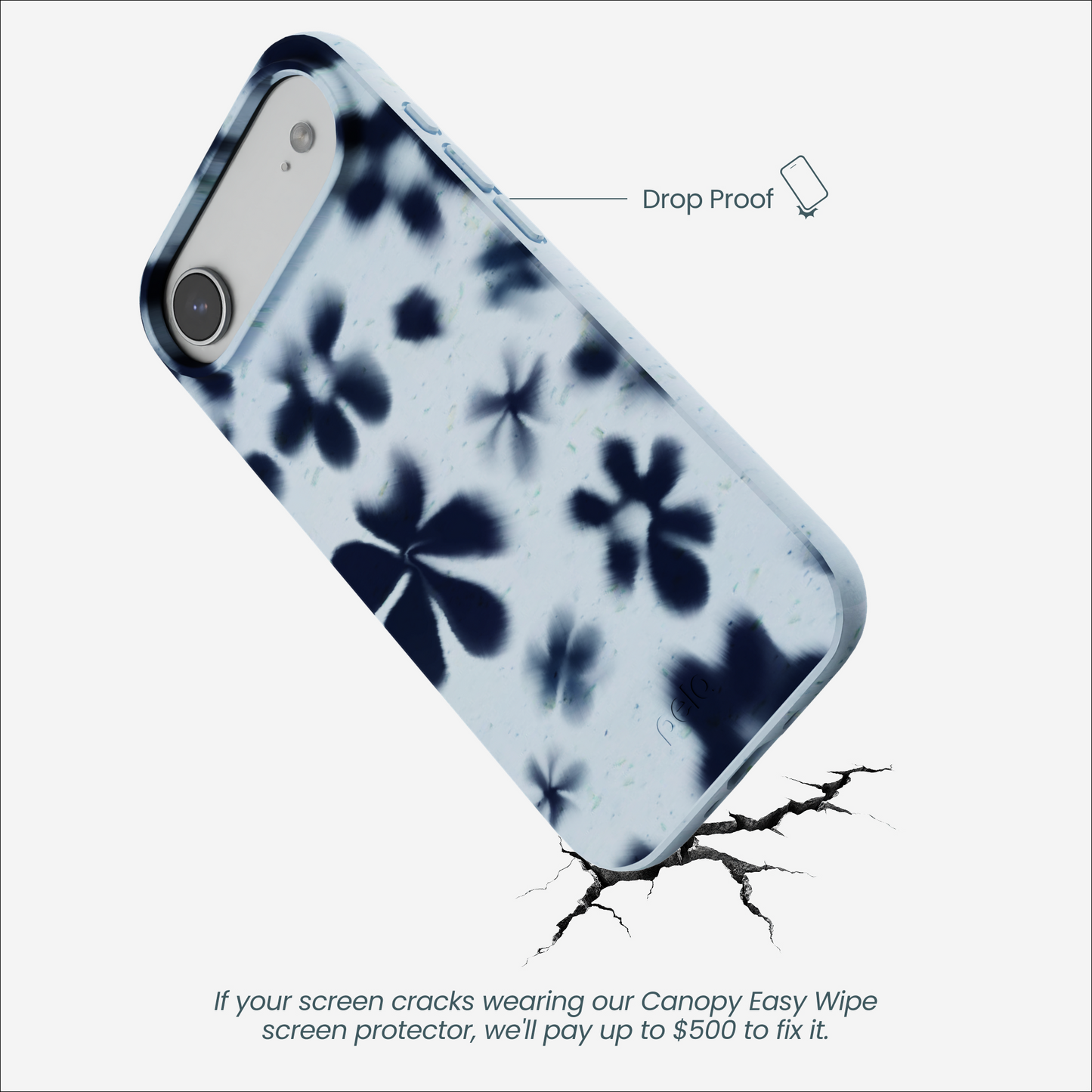 Powder Blue Hazy Daisies iPhone Air Case
