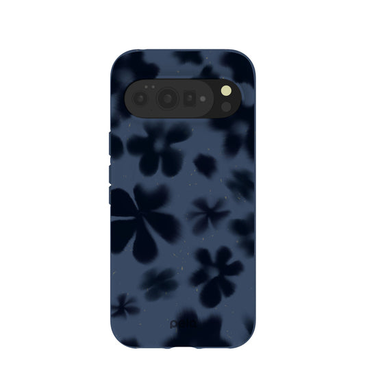 Navy Blue Hazy Daisies Google Pixel 10 Pro XL Case