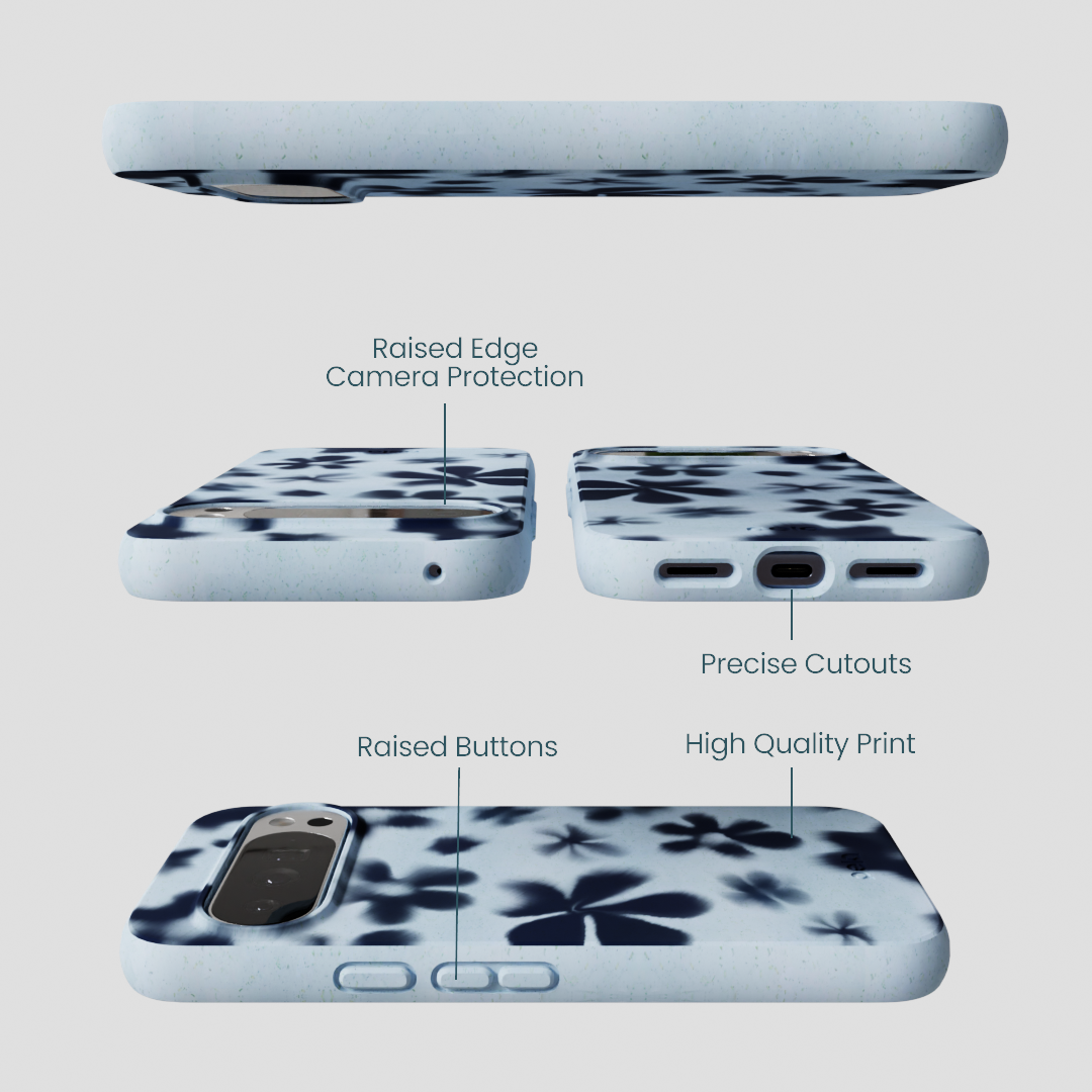 Powder Blue Hazy Daisies Google Pixel 10 Pro XL Case