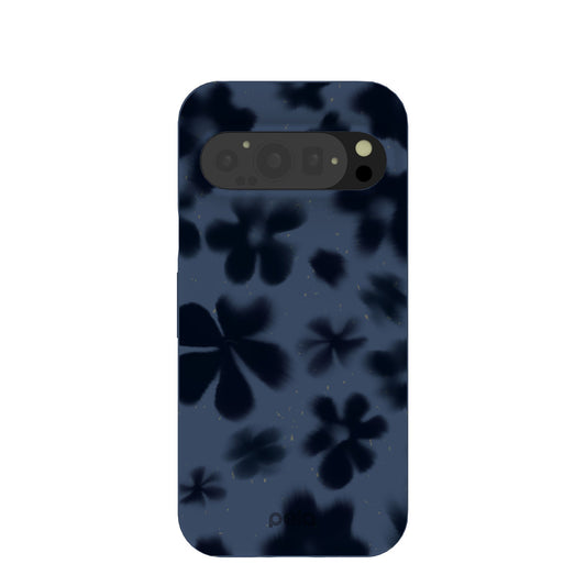 Navy Blue Hazy Daisies Google Pixel 9/9 Pro Case