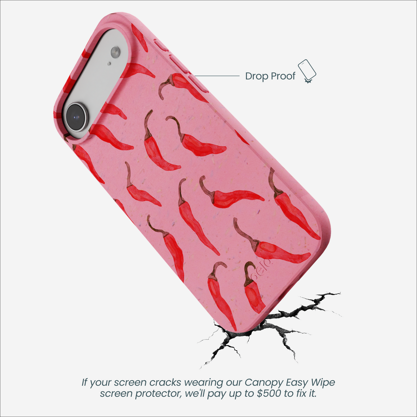Bubblegum Pink Heatwave iPhone Air Case