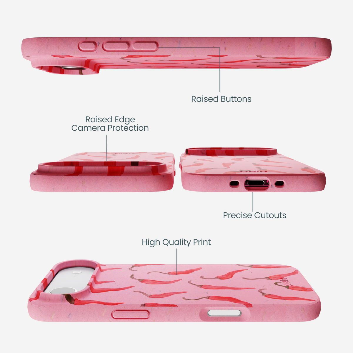 Bubblegum Pink Heatwave iPhone Air Case