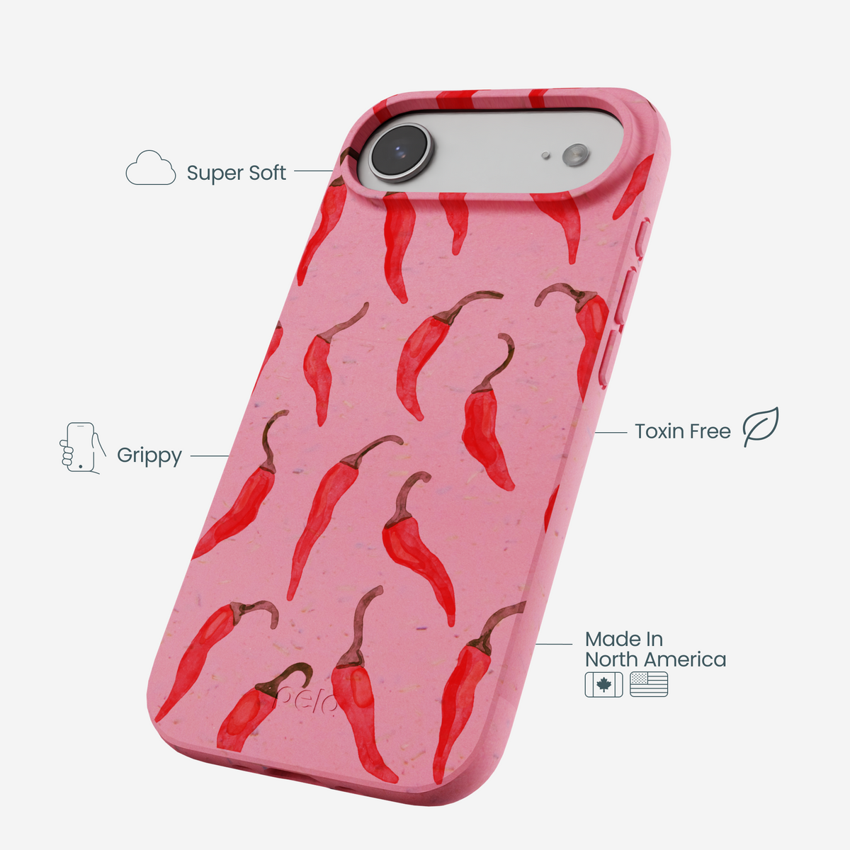 Bubblegum Pink Heatwave iPhone Air Case