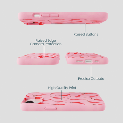 Bubblegum Pink Heatwave iPhone 16e/17e Case