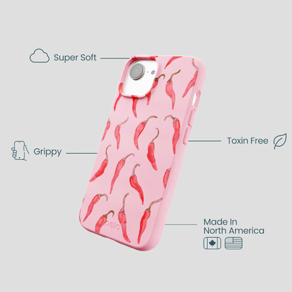 Bubblegum Pink Heatwave iPhone 16e/17e Case