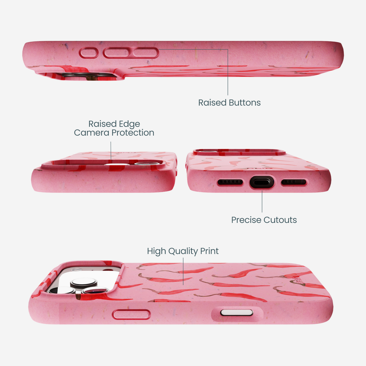 Bubblegum Pink Heatwave iPhone 17 Pro Max Case