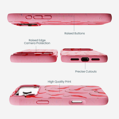 Bubblegum Pink Heatwave iPhone 17 Pro Max Case