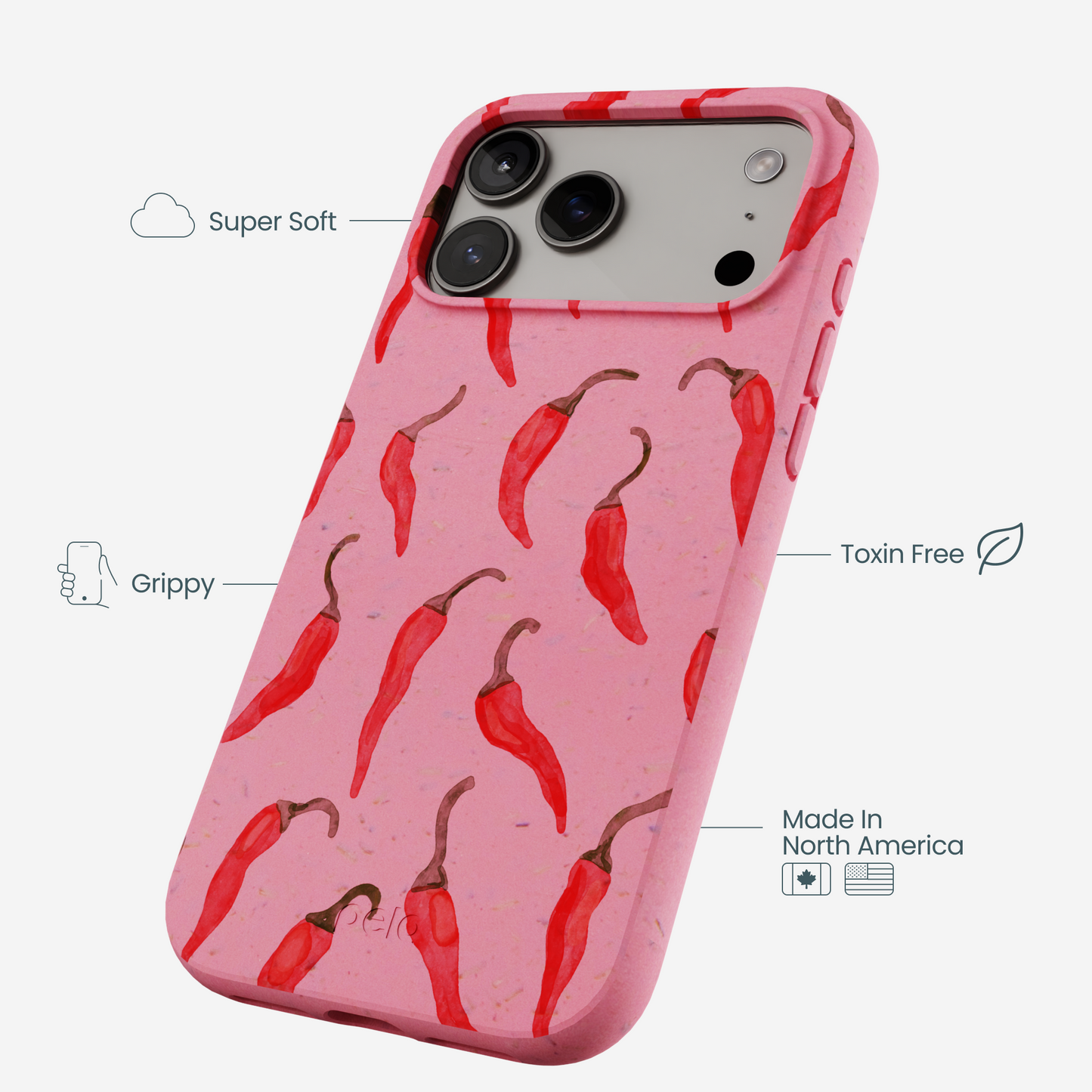 Bubblegum Pink Heatwave iPhone 17 Pro Max Case