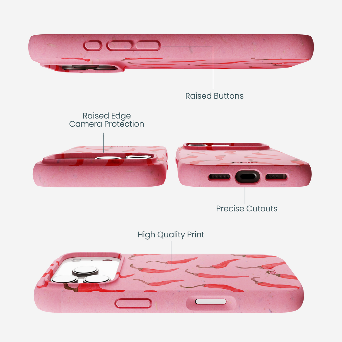 Bubblegum Pink Heatwave iPhone 17 Pro Case