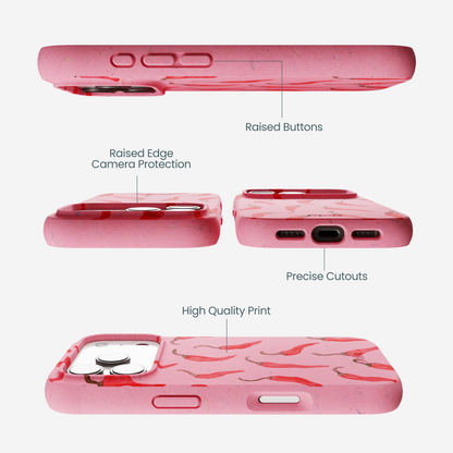 Bubblegum Pink Heatwave iPhone 17 Pro Case