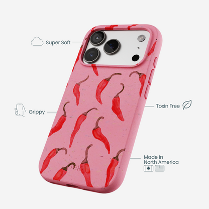 Bubblegum Pink Heatwave iPhone 17 Pro Case