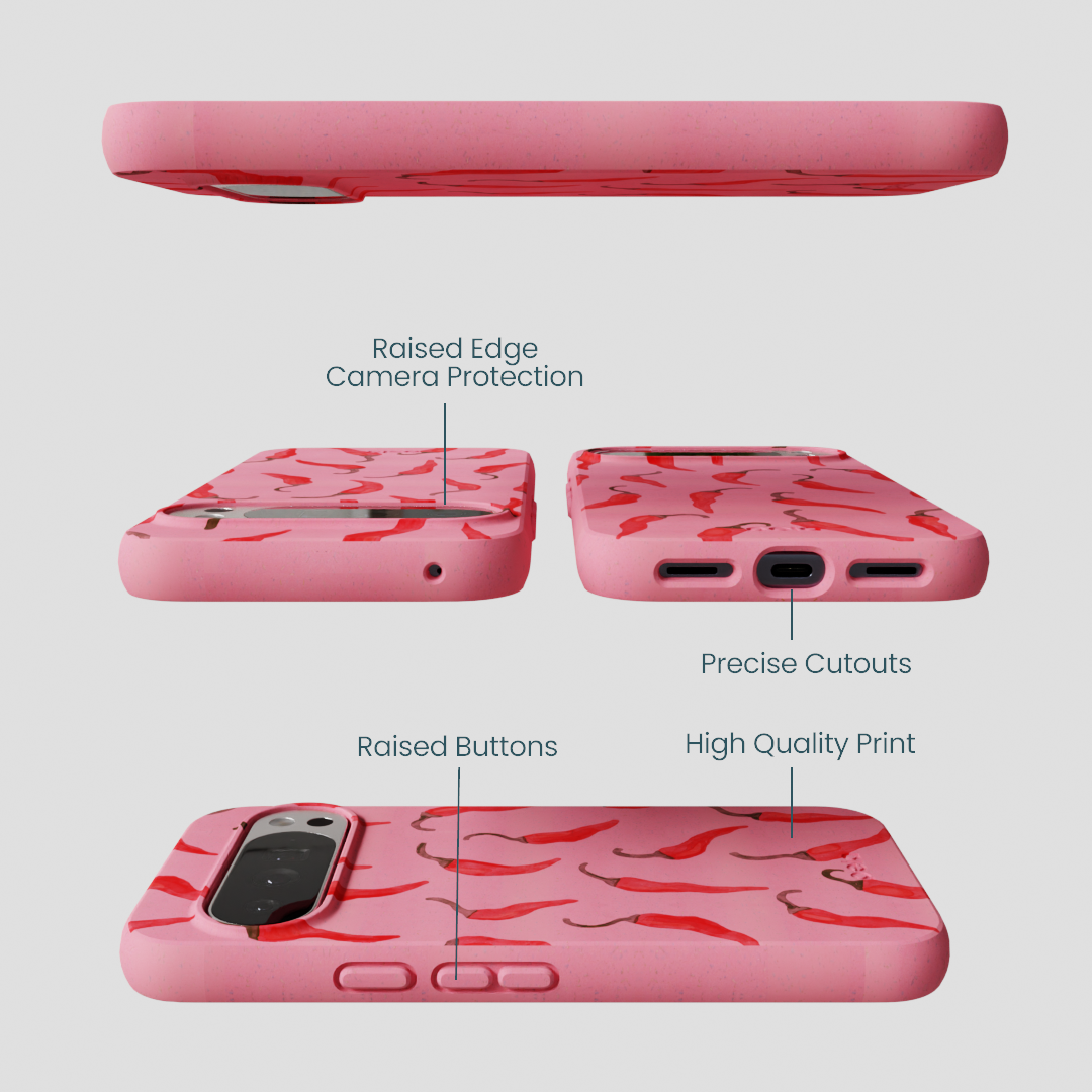 Bubblegum Pink Heatwave Google Pixel 10 Pro XL Case