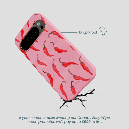 Bubblegum Pink Heatwave Google Pixel 10/10 Pro Case