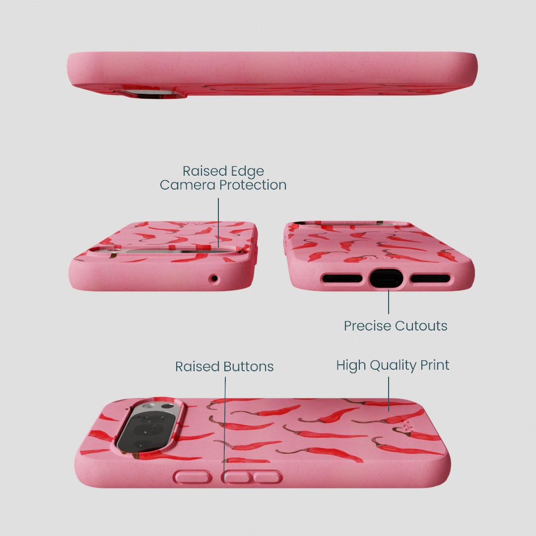 Bubblegum Pink Heatwave Google Pixel 10/10 Pro Case