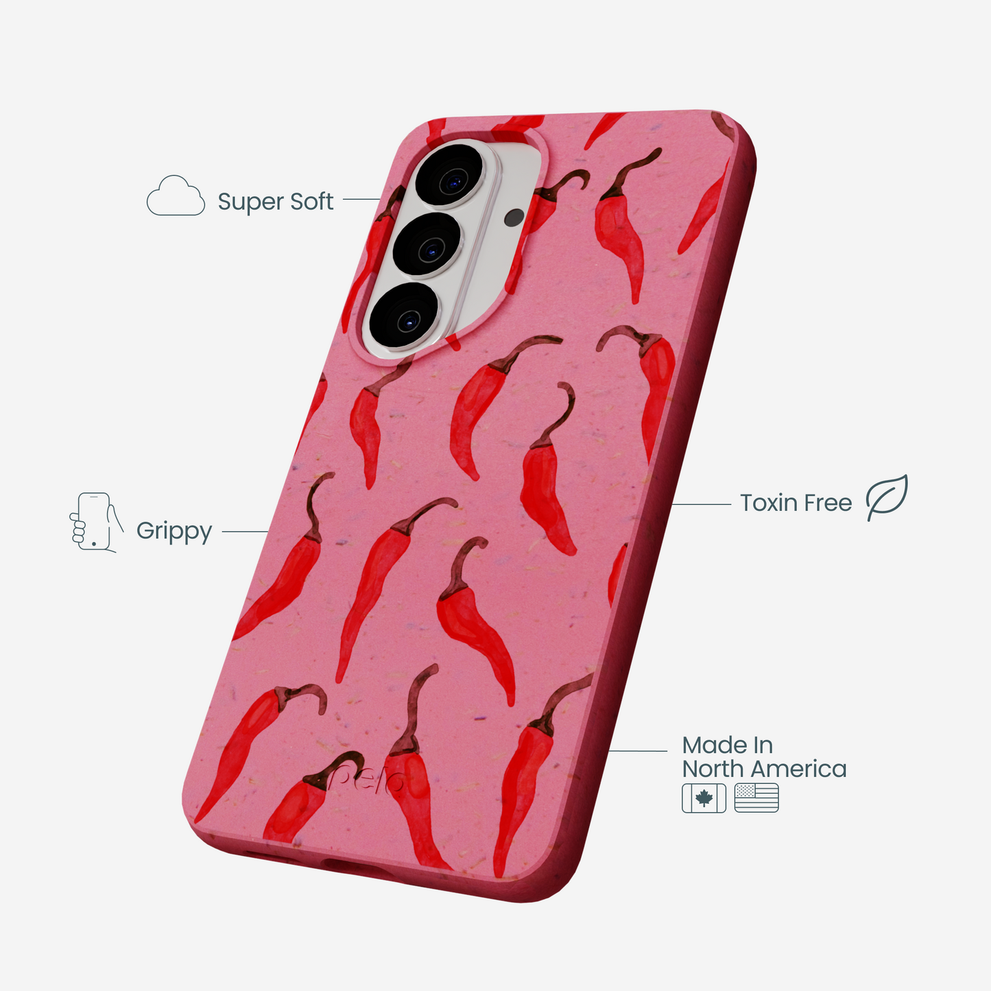 Bubblegum Pink Heatwave Samsung Galaxy S26 Case