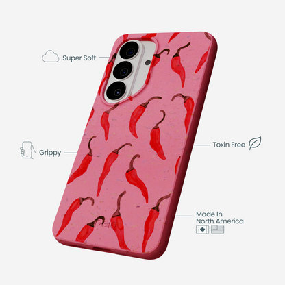 Bubblegum Pink Heatwave Samsung Galaxy S26 Case