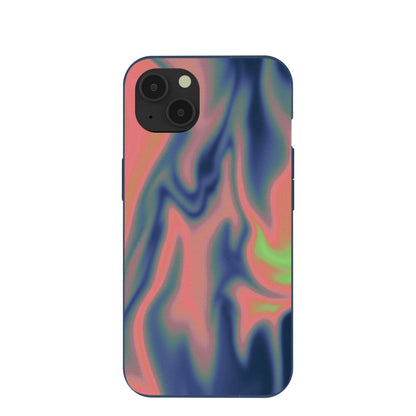Navy Blue Heat iPhone 13 Case