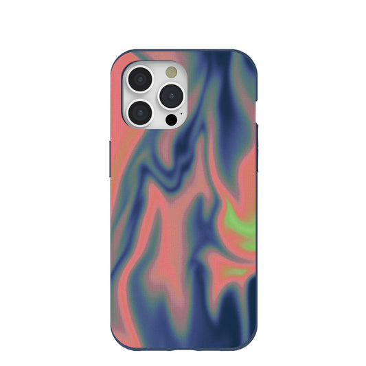 Navy Blue Heat iPhone 15 Pro Max Case