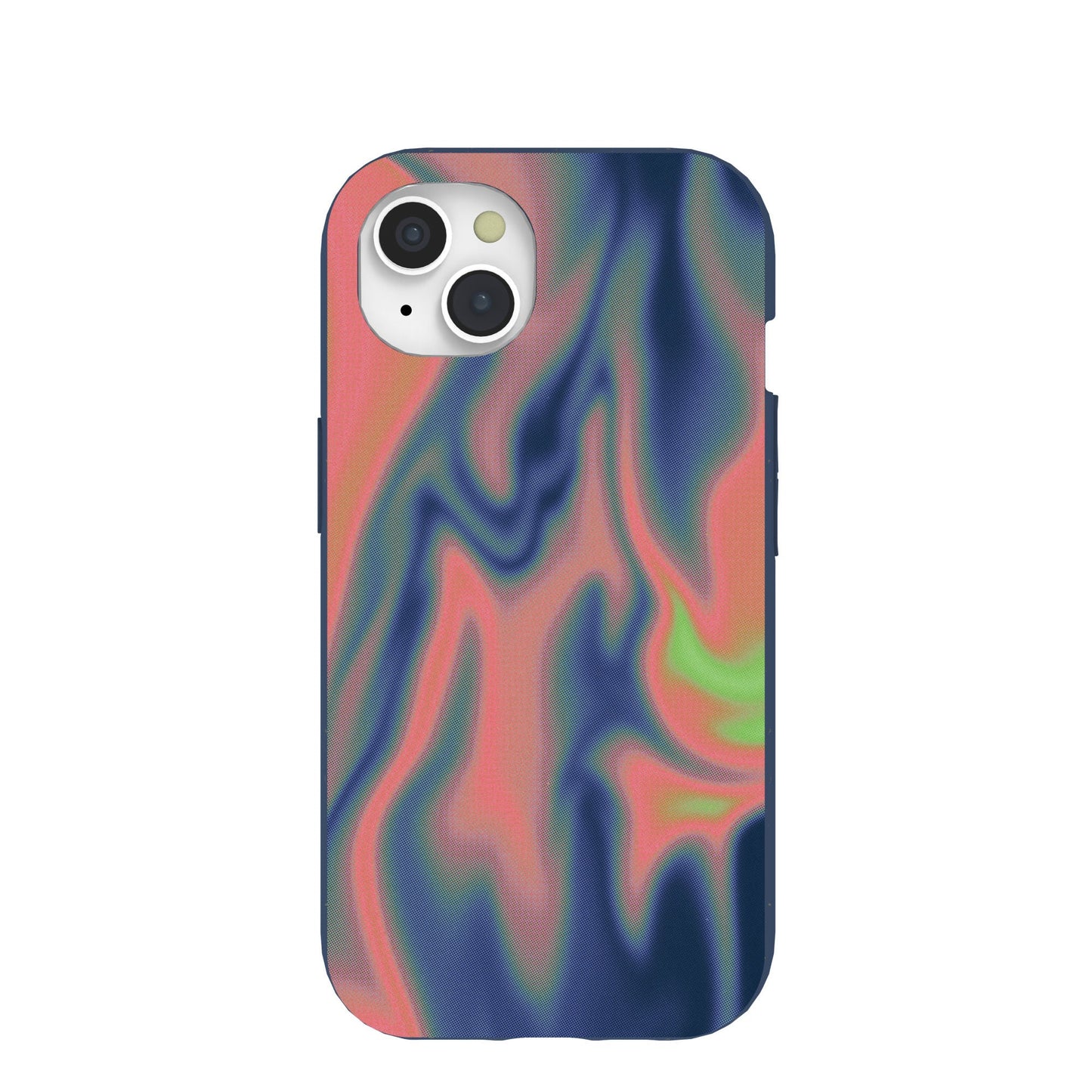 Navy Blue Heat iPhone 15 Case
