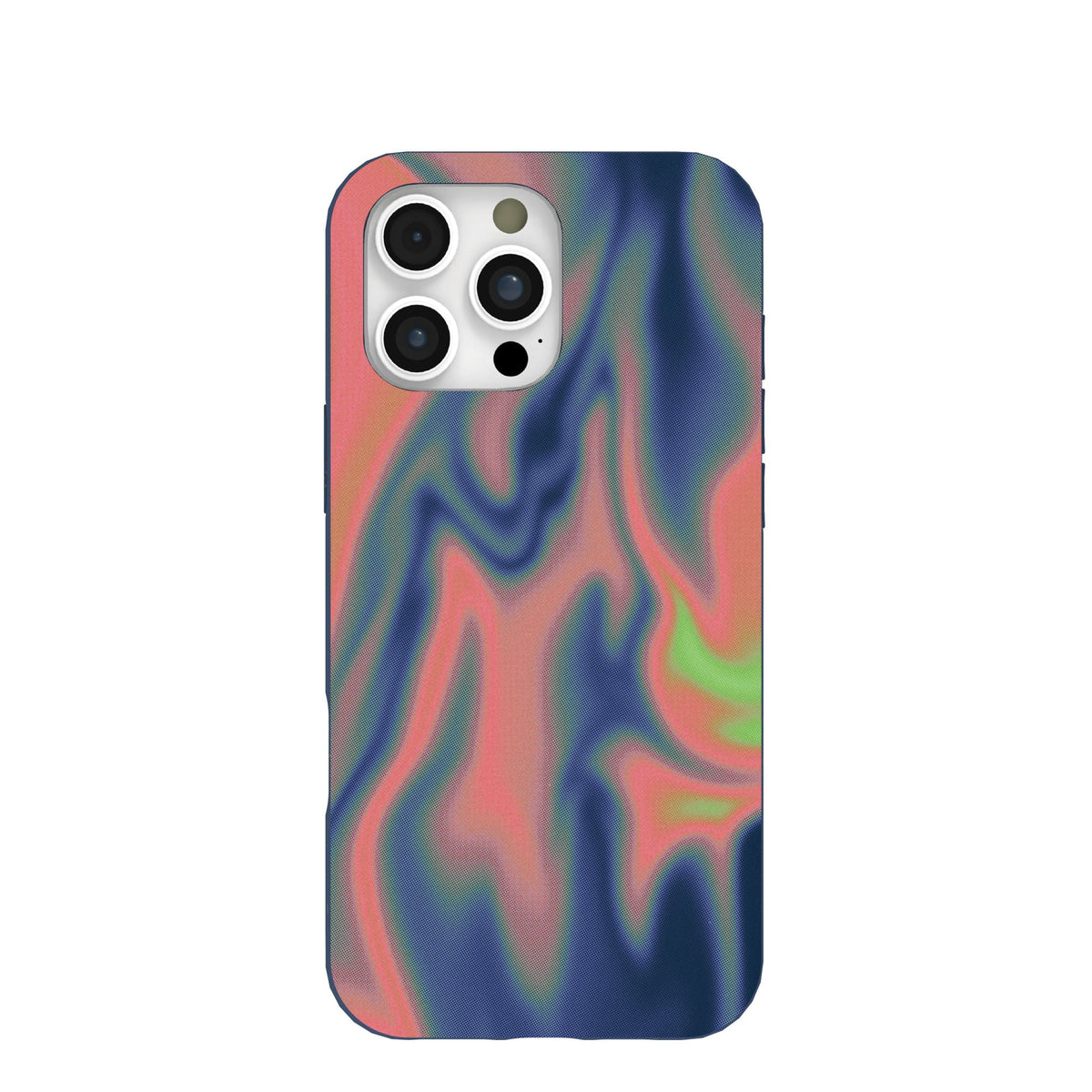 Navy Blue Heat iPhone 16 Pro Max Case