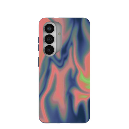 Navy Blue Heat Samsung Galaxy S26 Case