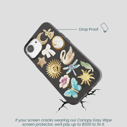 Black Heirloom Collage iPhone 16e/17e Case