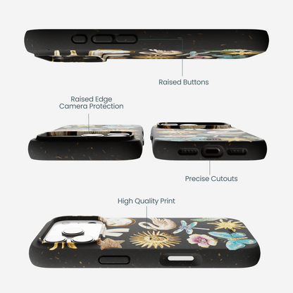 Black Heirloom Collage iPhone 17 Pro Case