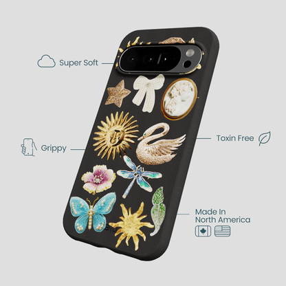 Black Heirloom Collage Google Pixel 10 Pro XL Case