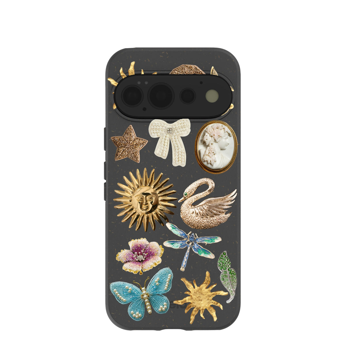 Black Heirloom Collage Google Pixel 11 Pro Case