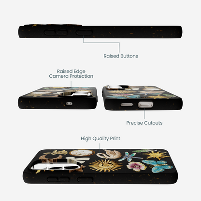 Black Heirloom Collage Samsung Galaxy S26 Case