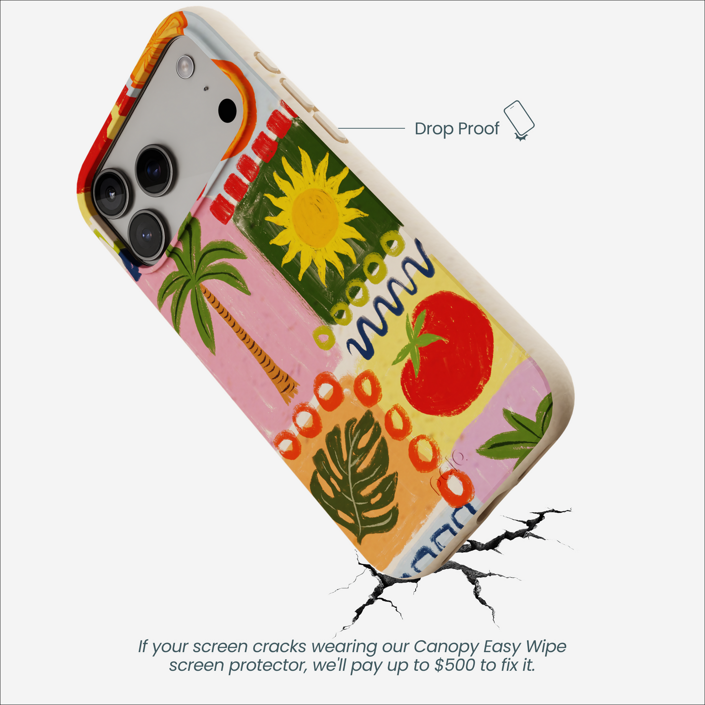 Seashell Hello Sunshine iPhone 17 Pro Max Case