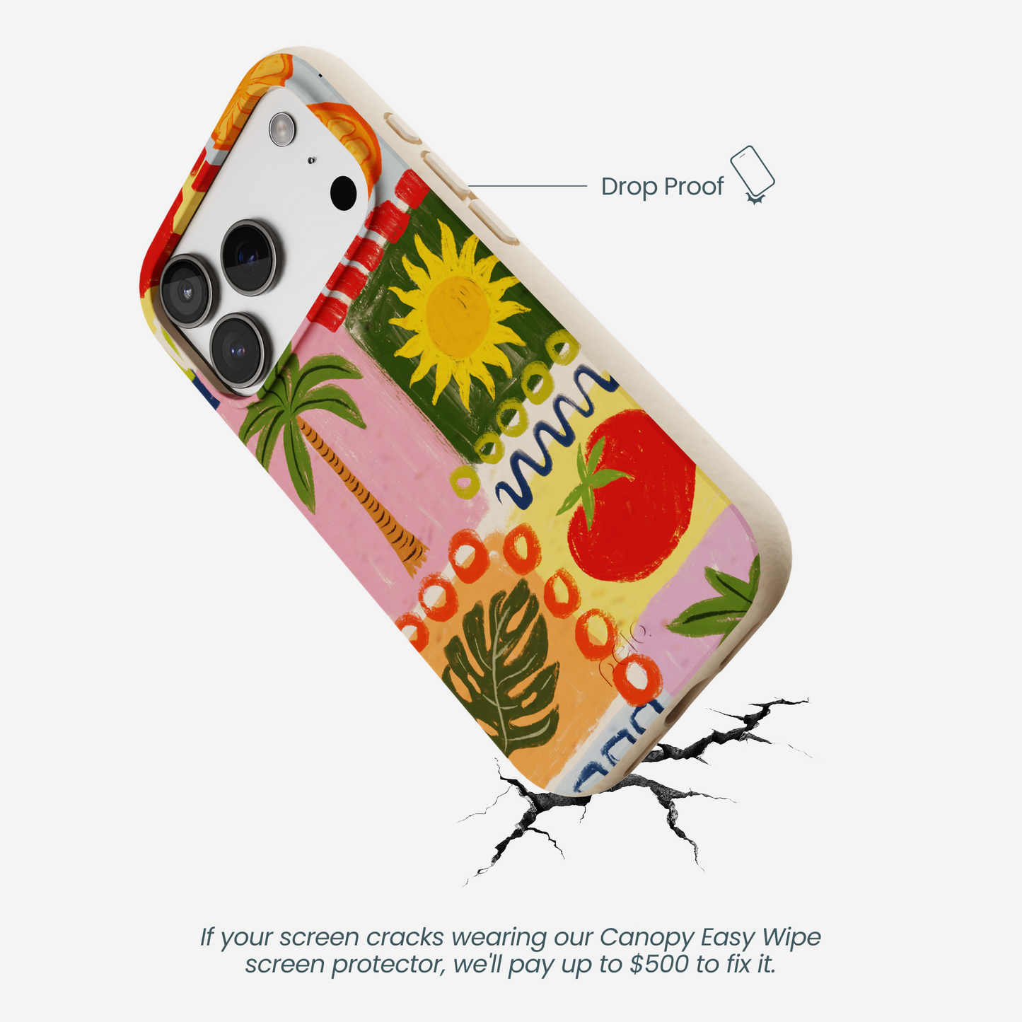 Seashell Hello Sunshine iPhone 17 Pro Case