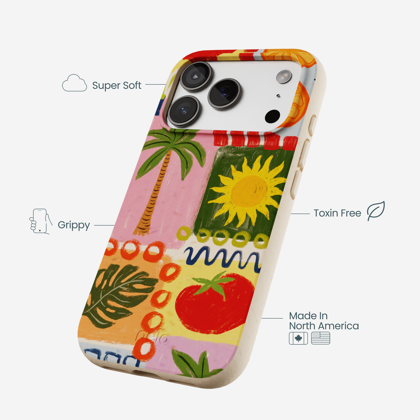 Seashell Hello Sunshine iPhone 17 Pro Case