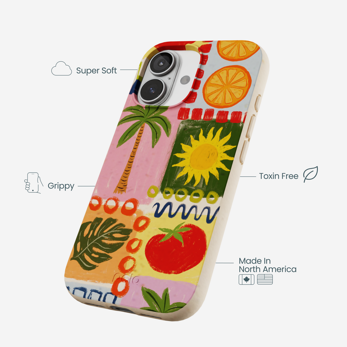Seashell Hello Sunshine iPhone 17 Case