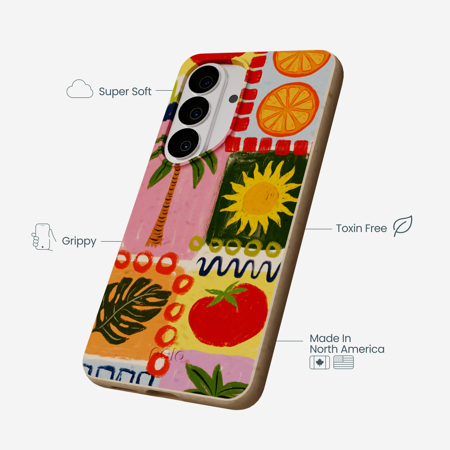 Seashell Hello Sunshine Samsung Galaxy S26 Case